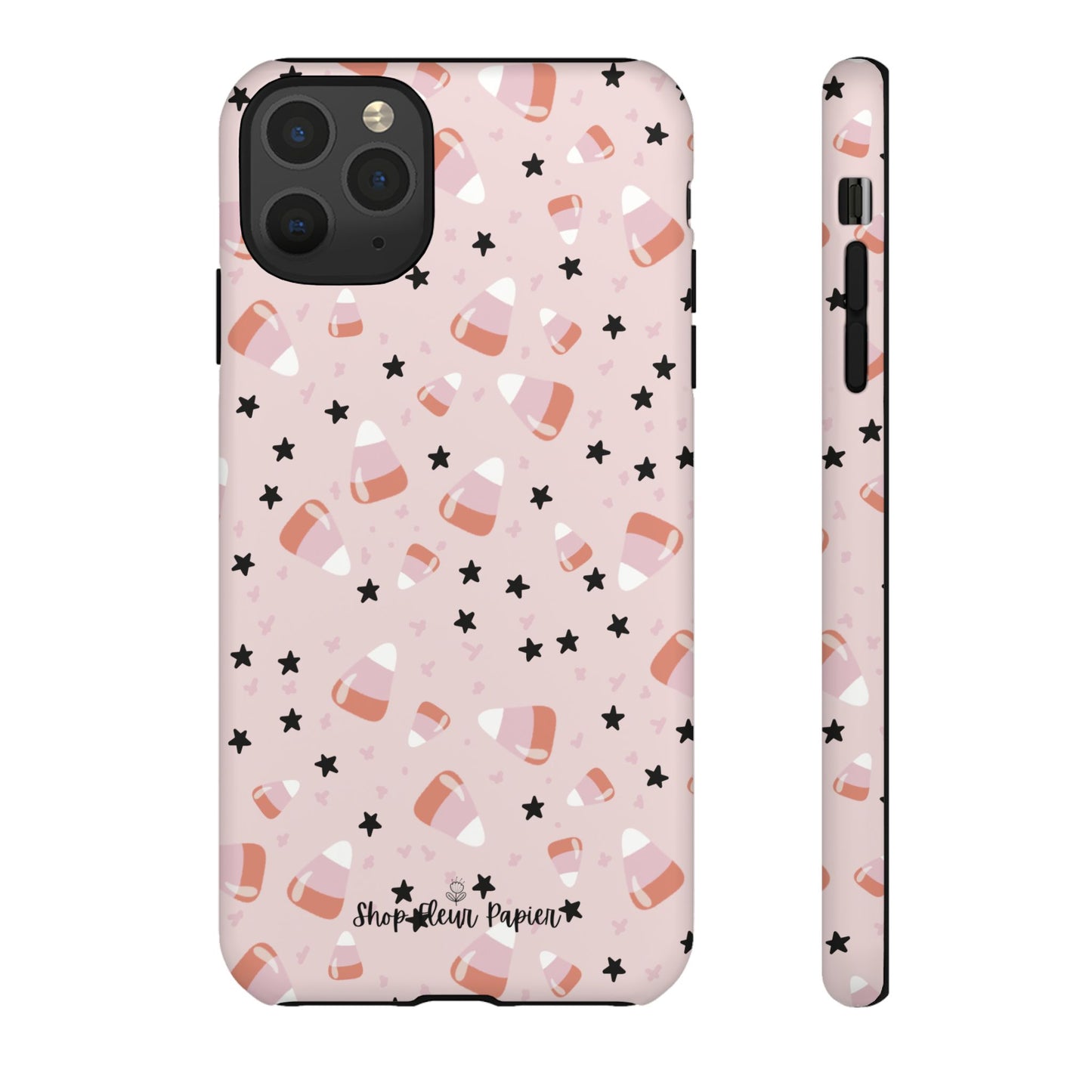 Cute Pink Candy Corn Tough Phone Case