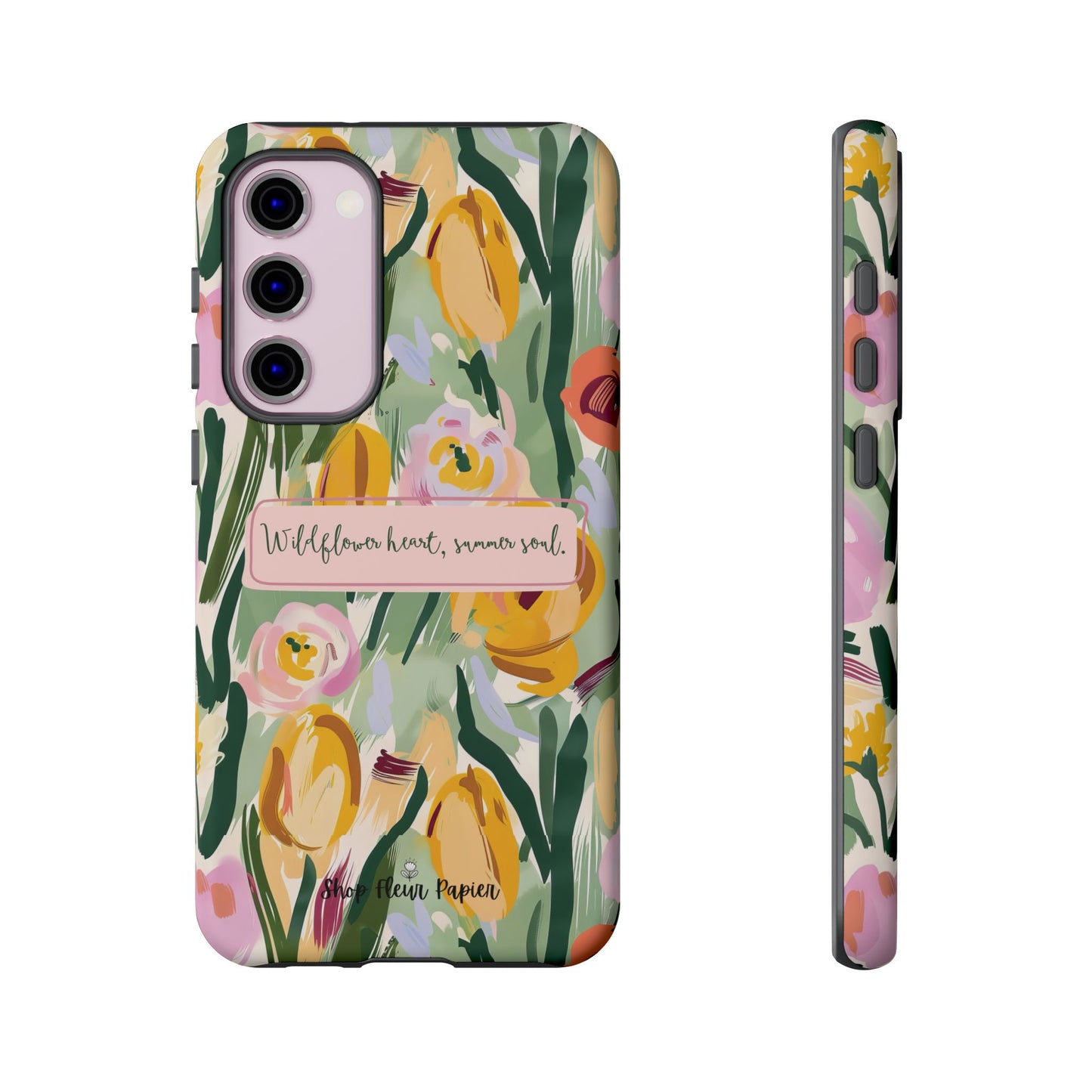 Personalized Wildflower Summer Tough Phone Case