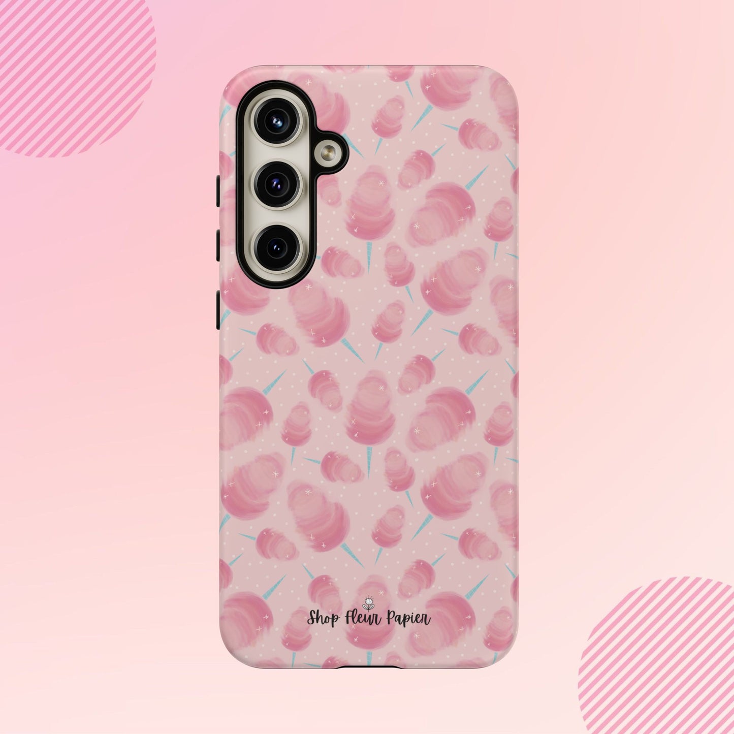Pink Cotton Candy Tough Phone Case