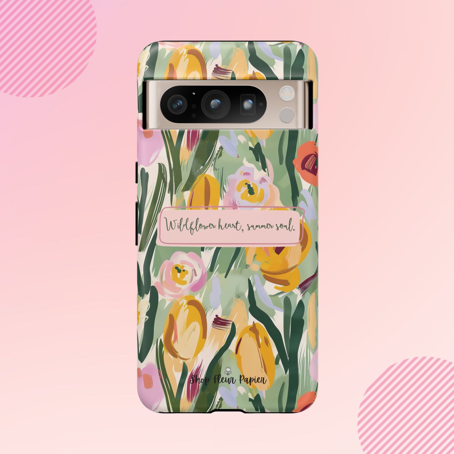 Personalized Wildflower Summer Tough Phone Case