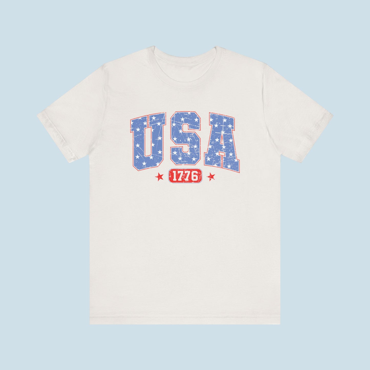Vintage American Summer USA Patriotic Women's Graphic Tee