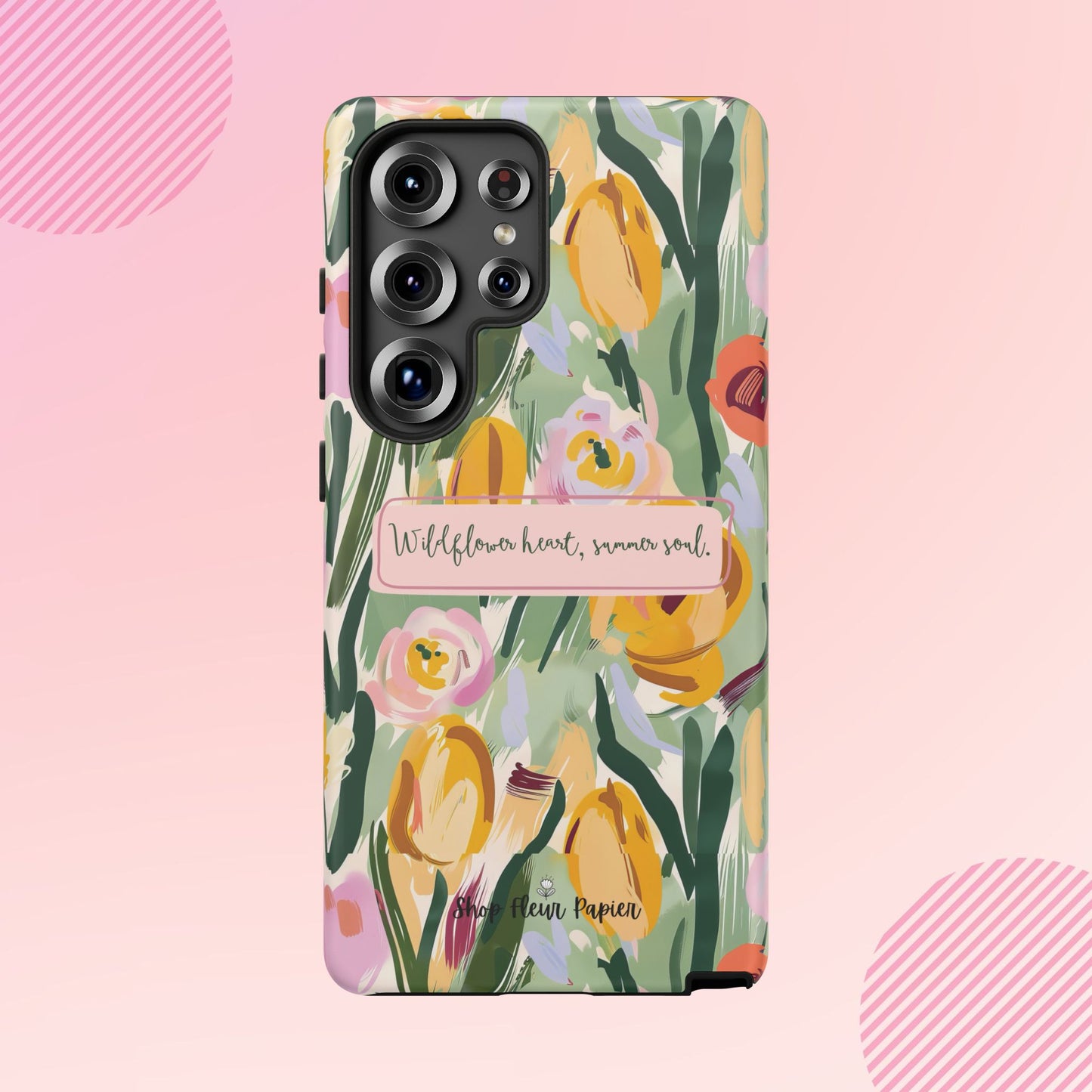 Personalized Wildflower Summer Tough Phone Case