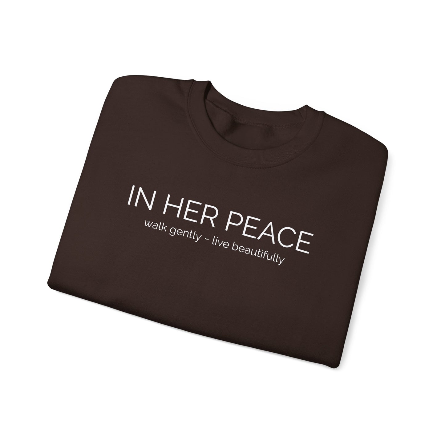 In Her Peace Cozy Blend Crewneck Sweatshirt