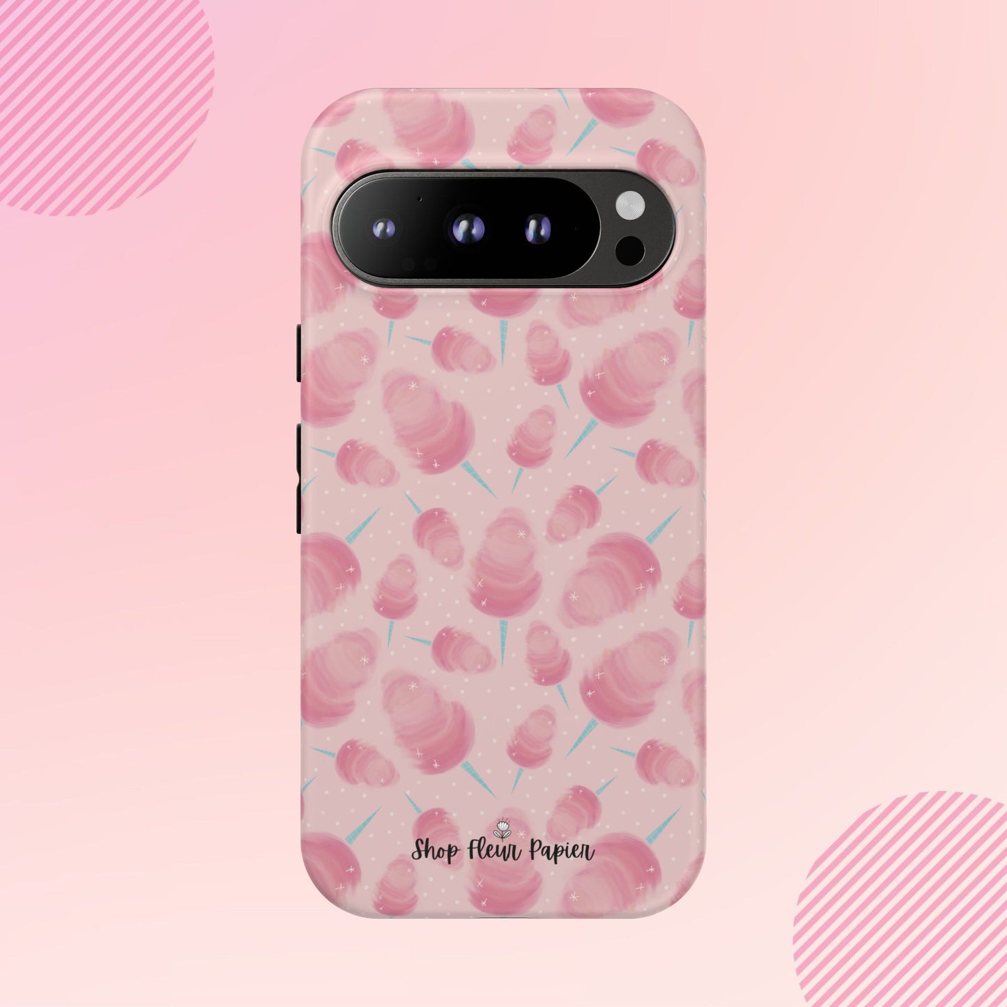 Pink Cotton Candy Tough Phone Case