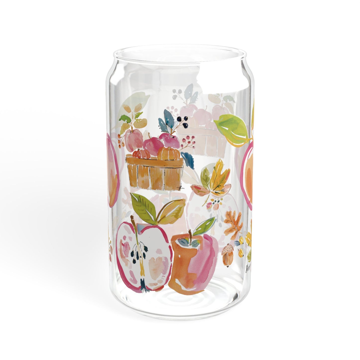 16oz Fall Apple Picking Iced Coffee Tumbler