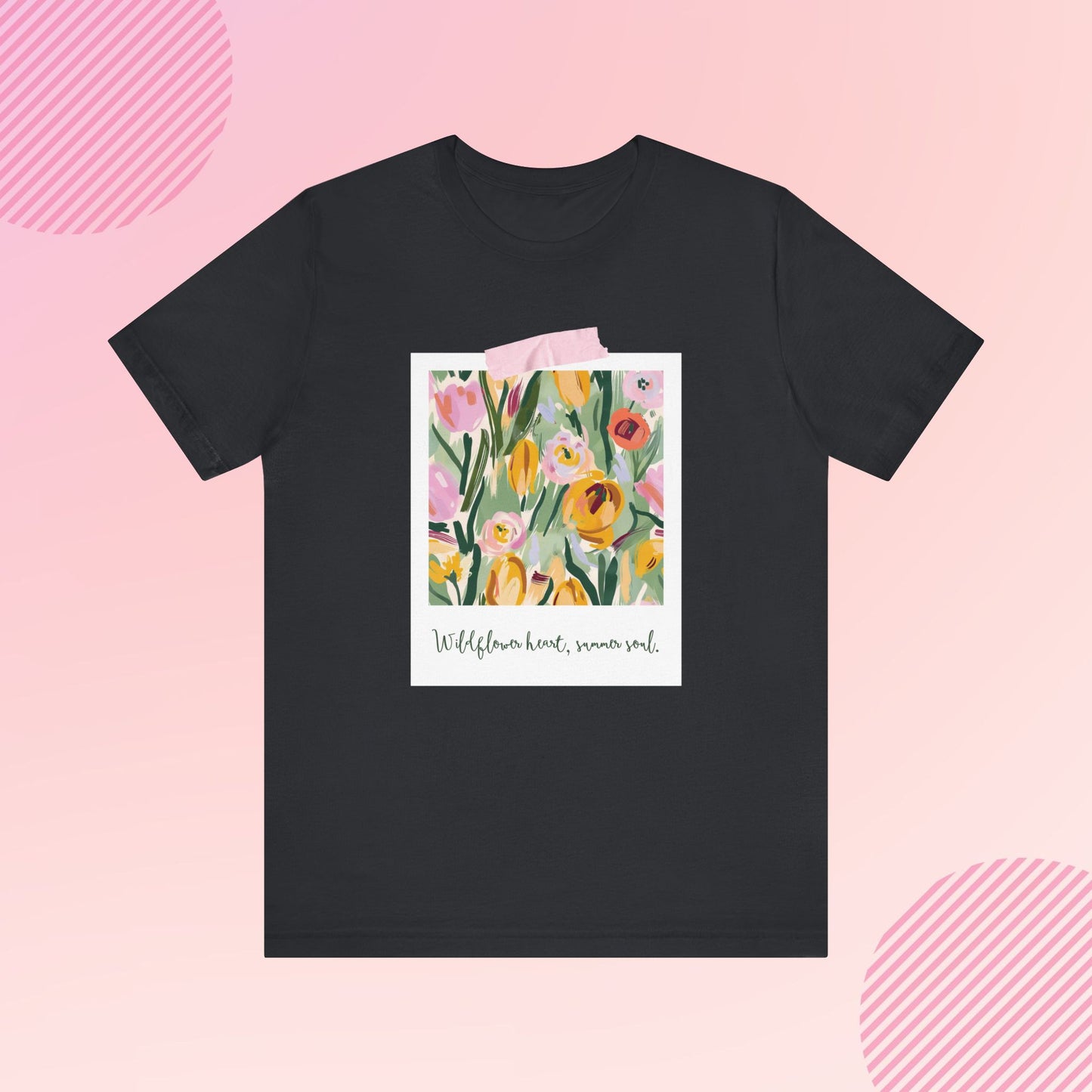 Personalized Wildflower heart, summer soul Women's Graphic Tee
