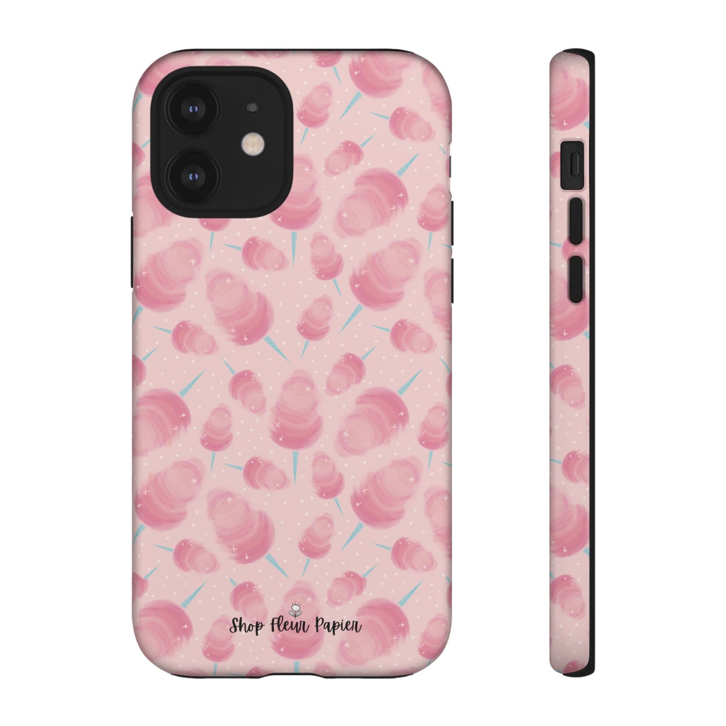 Pink Cotton Candy Tough Phone Case