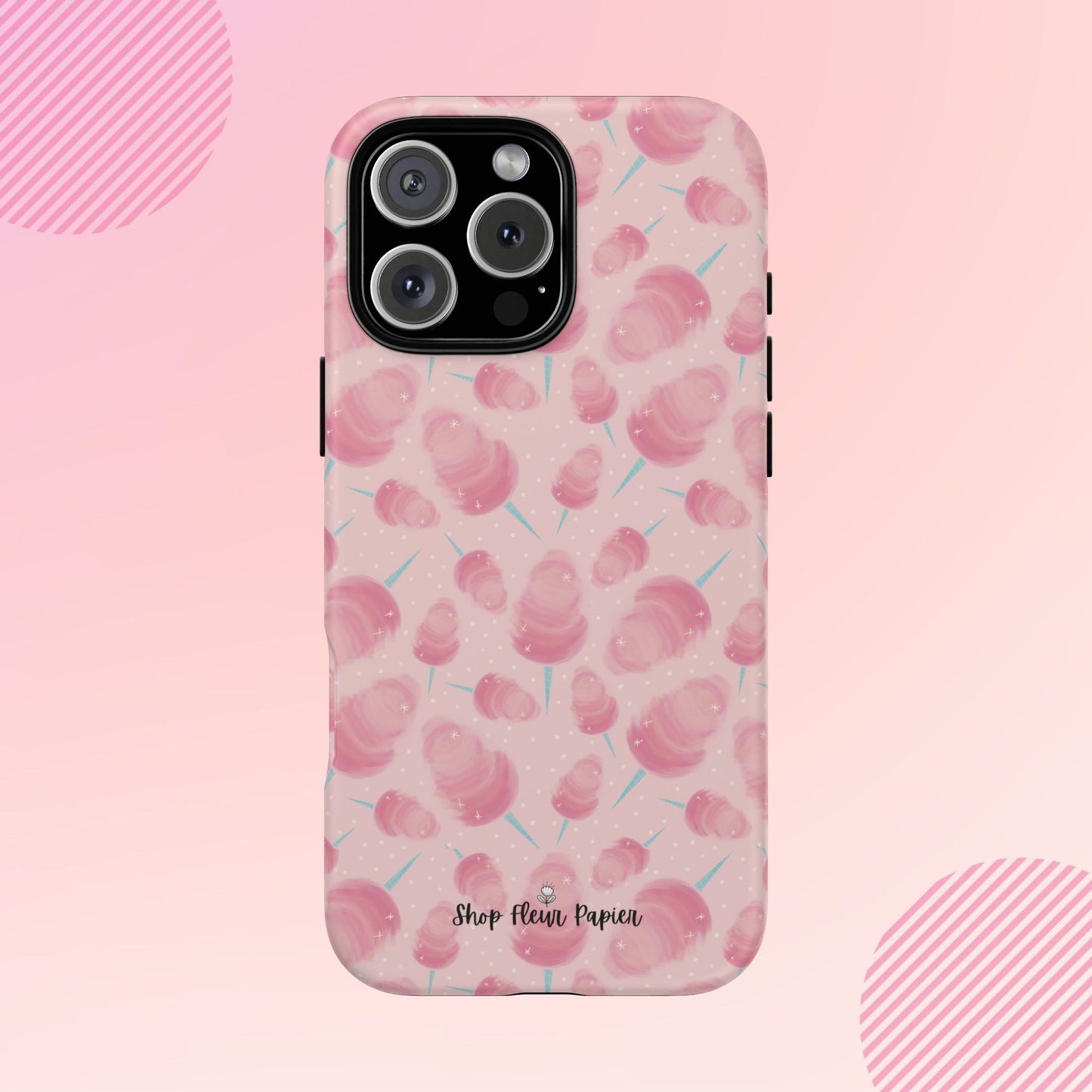 Pink Cotton Candy Tough Phone Case