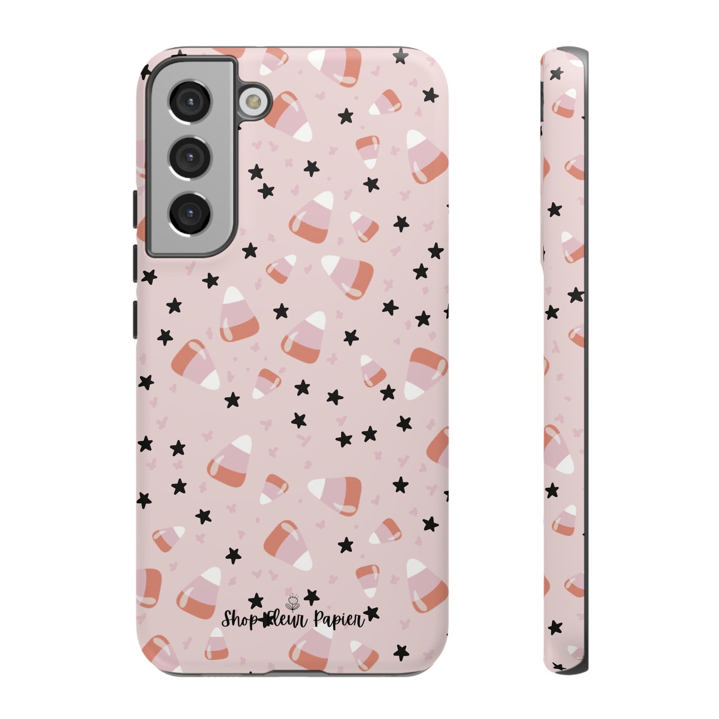 Cute Pink Candy Corn Tough Phone Case