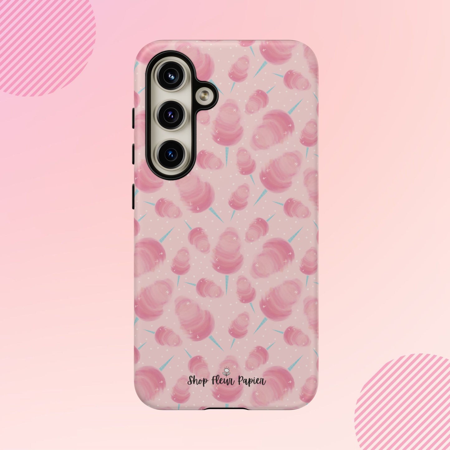 Pink Cotton Candy Tough Phone Case