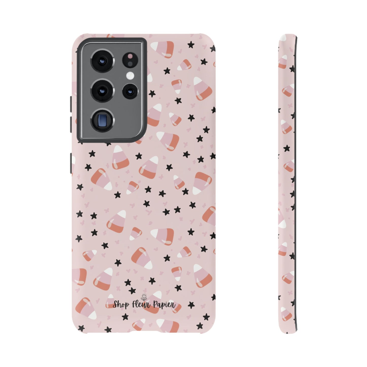Cute Pink Candy Corn Tough Phone Case