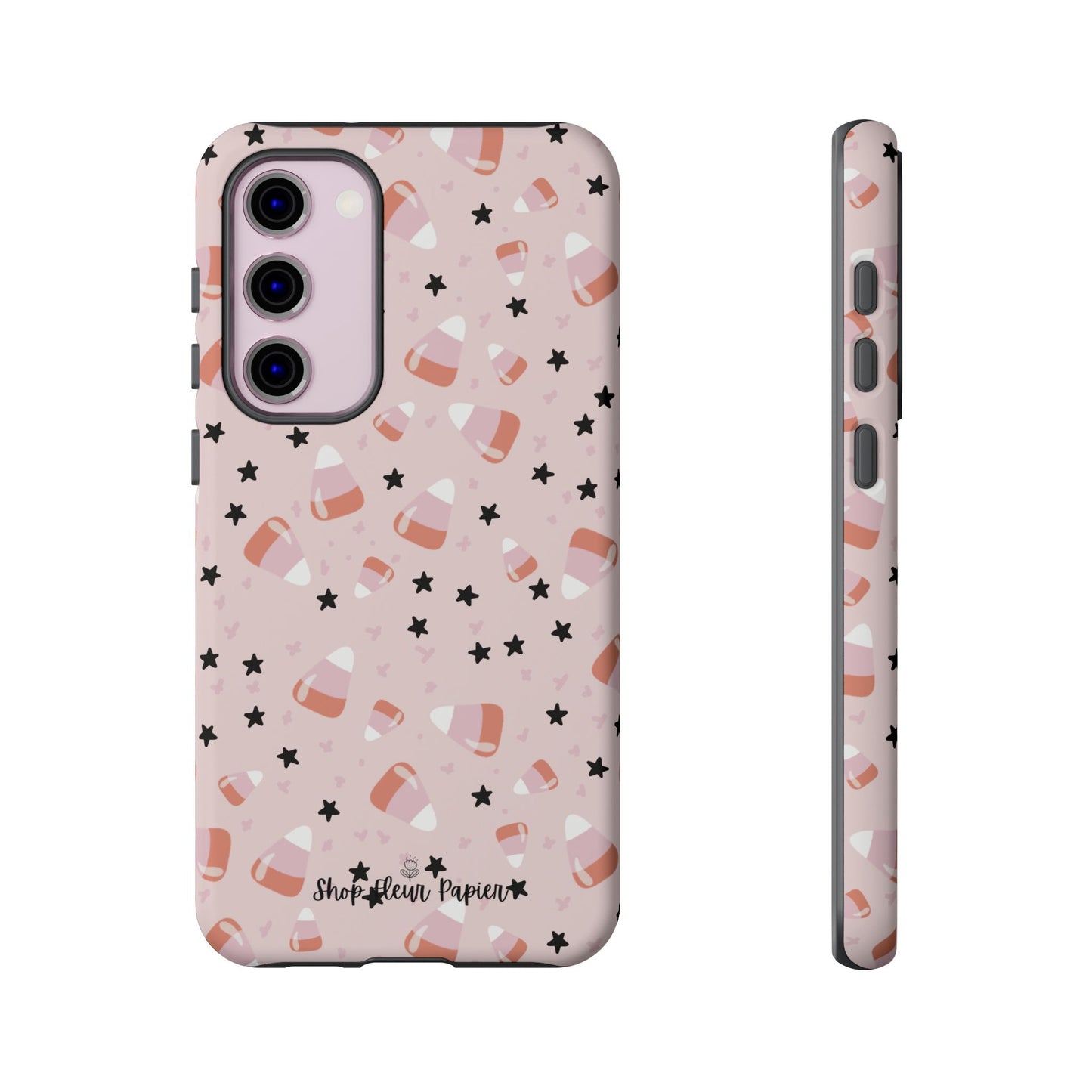 Cute Pink Candy Corn Tough Phone Case