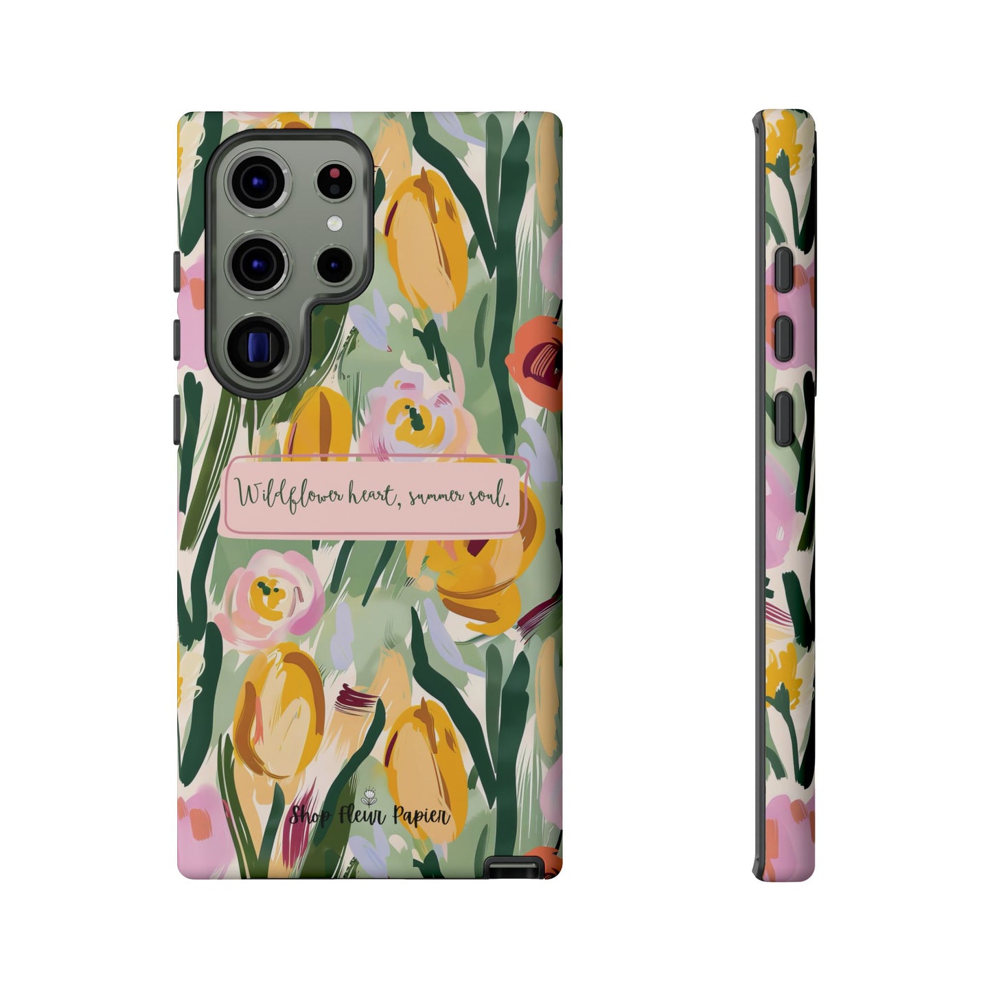 Personalized Wildflower Summer Tough Phone Case