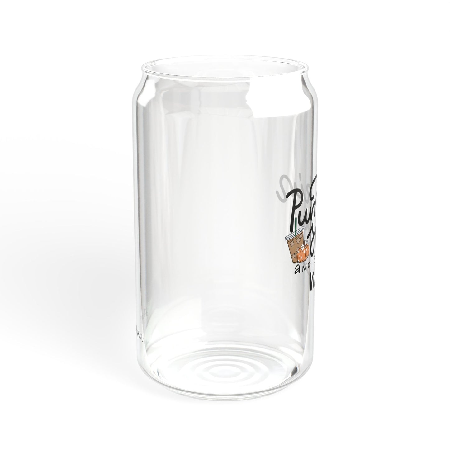 16 oz Pumpkin Spice Soda Can Tumbler