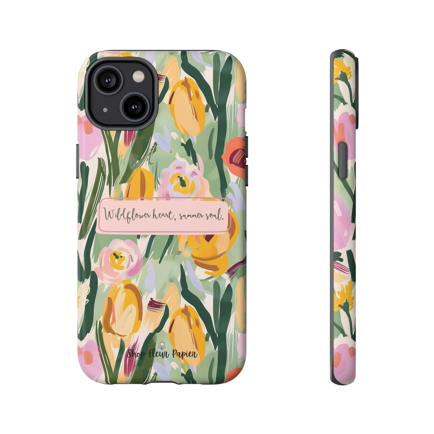 Personalized Wildflower Summer Tough Phone Case