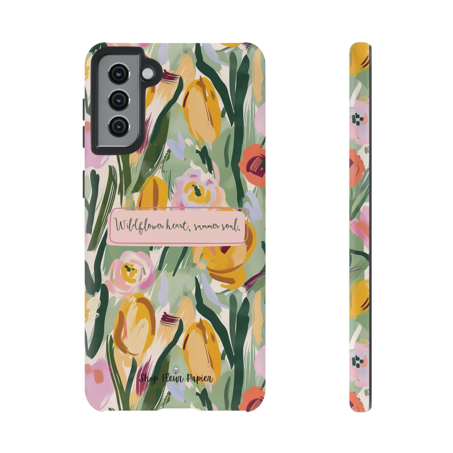 Personalized Wildflower Summer Tough Phone Case