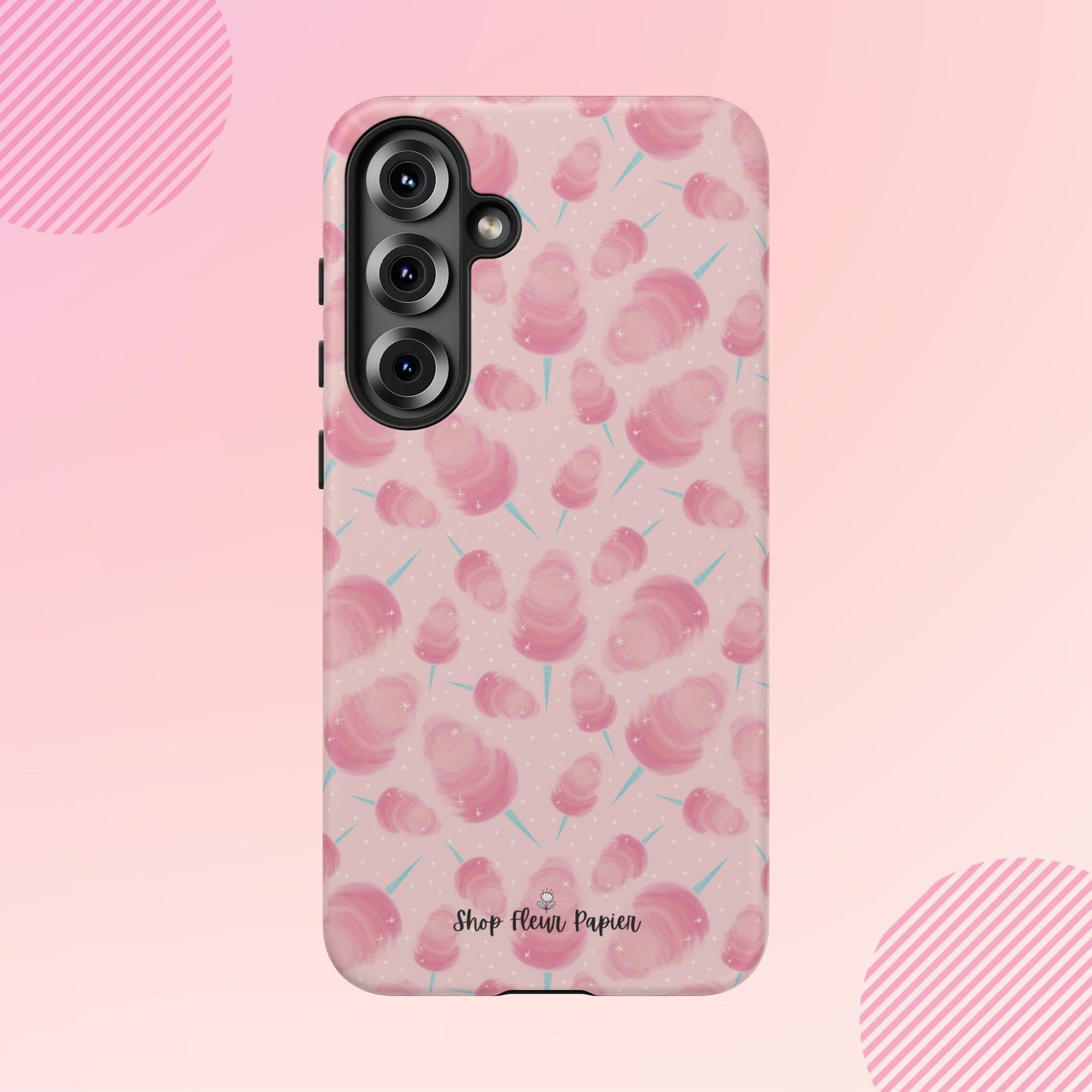 Pink Cotton Candy Tough Phone Case