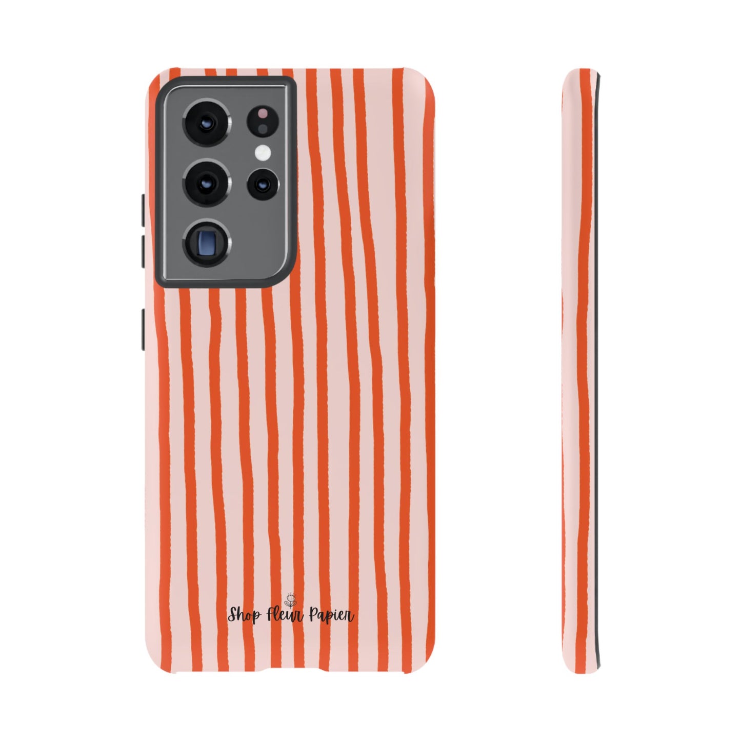 Autumn Stripes Cute Tough Phone Case