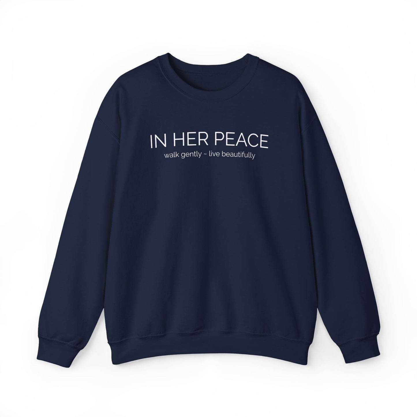 In Her Peace Cozy Blend Crewneck Sweatshirt