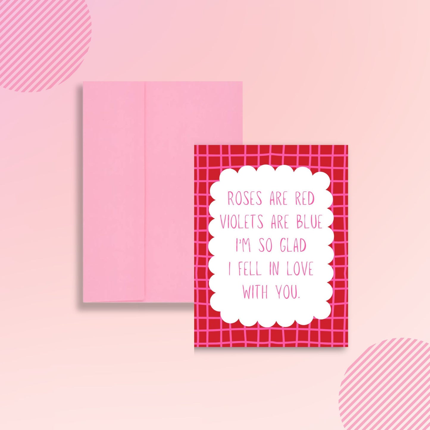 A2 Greeting Card | Roses Are Red