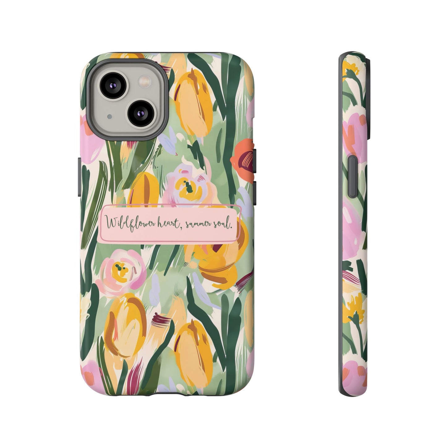 Personalized Wildflower Summer Tough Phone Case