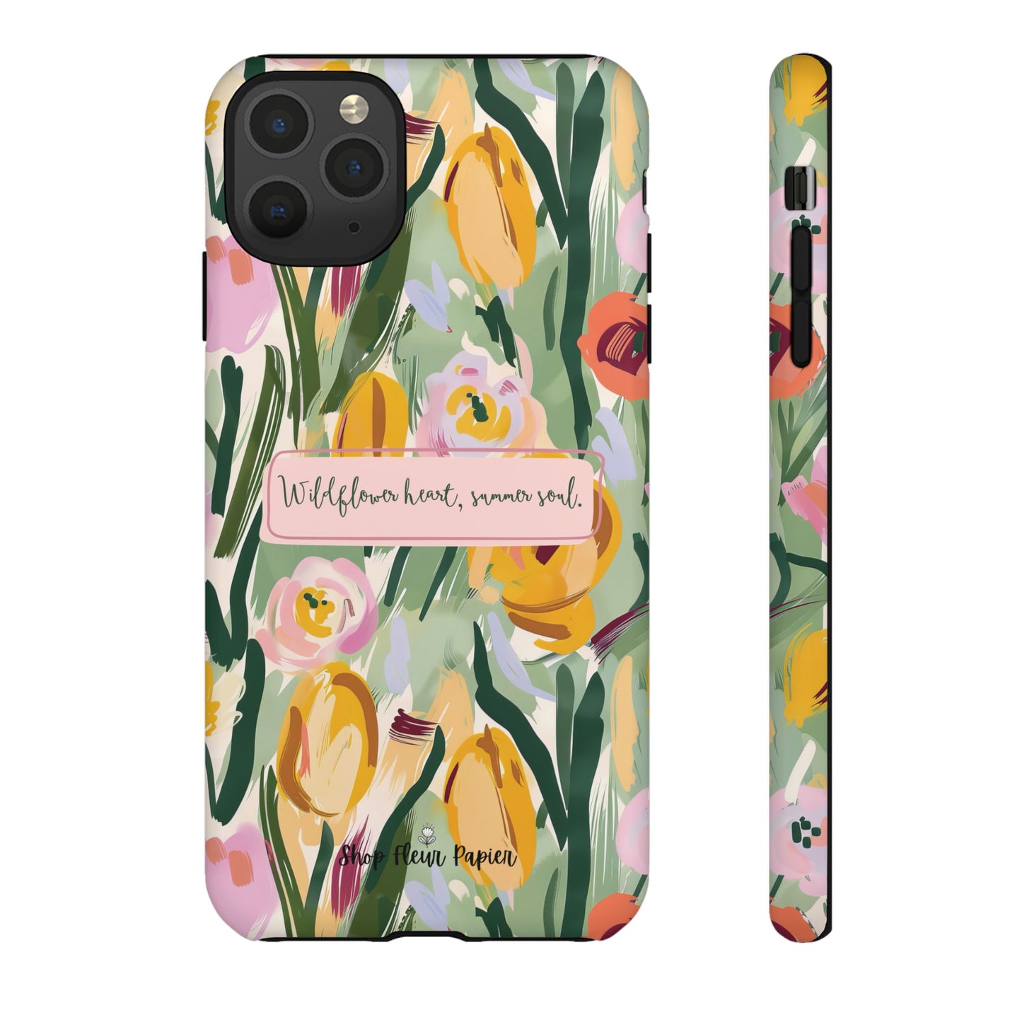 Personalized Wildflower Summer Tough Phone Case