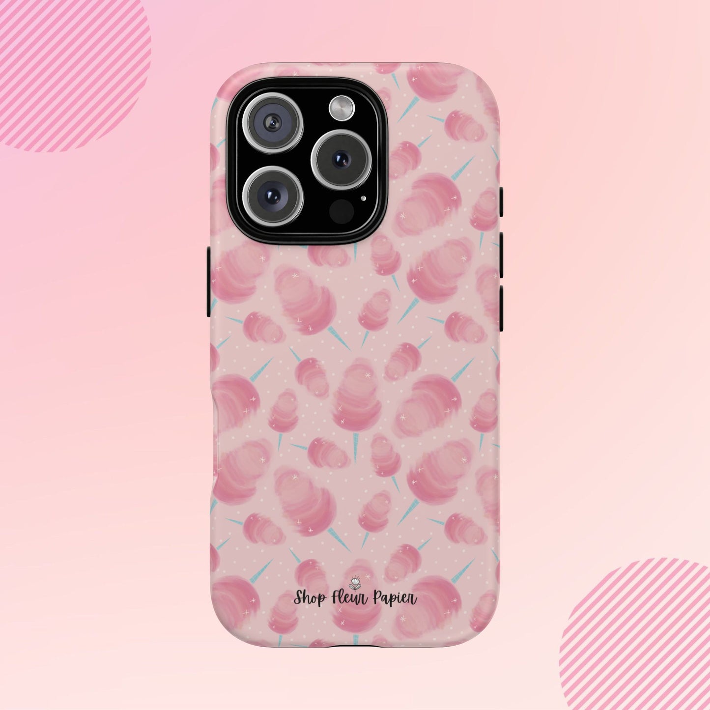 Pink Cotton Candy Tough Phone Case