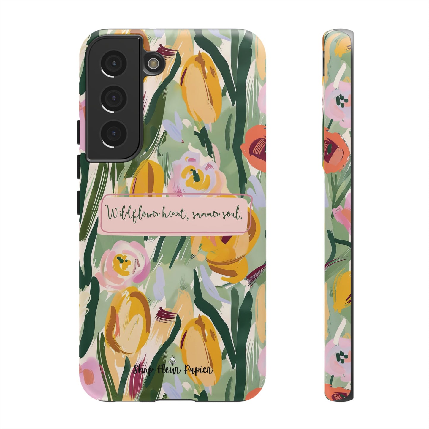 Personalized Wildflower Summer Tough Phone Case