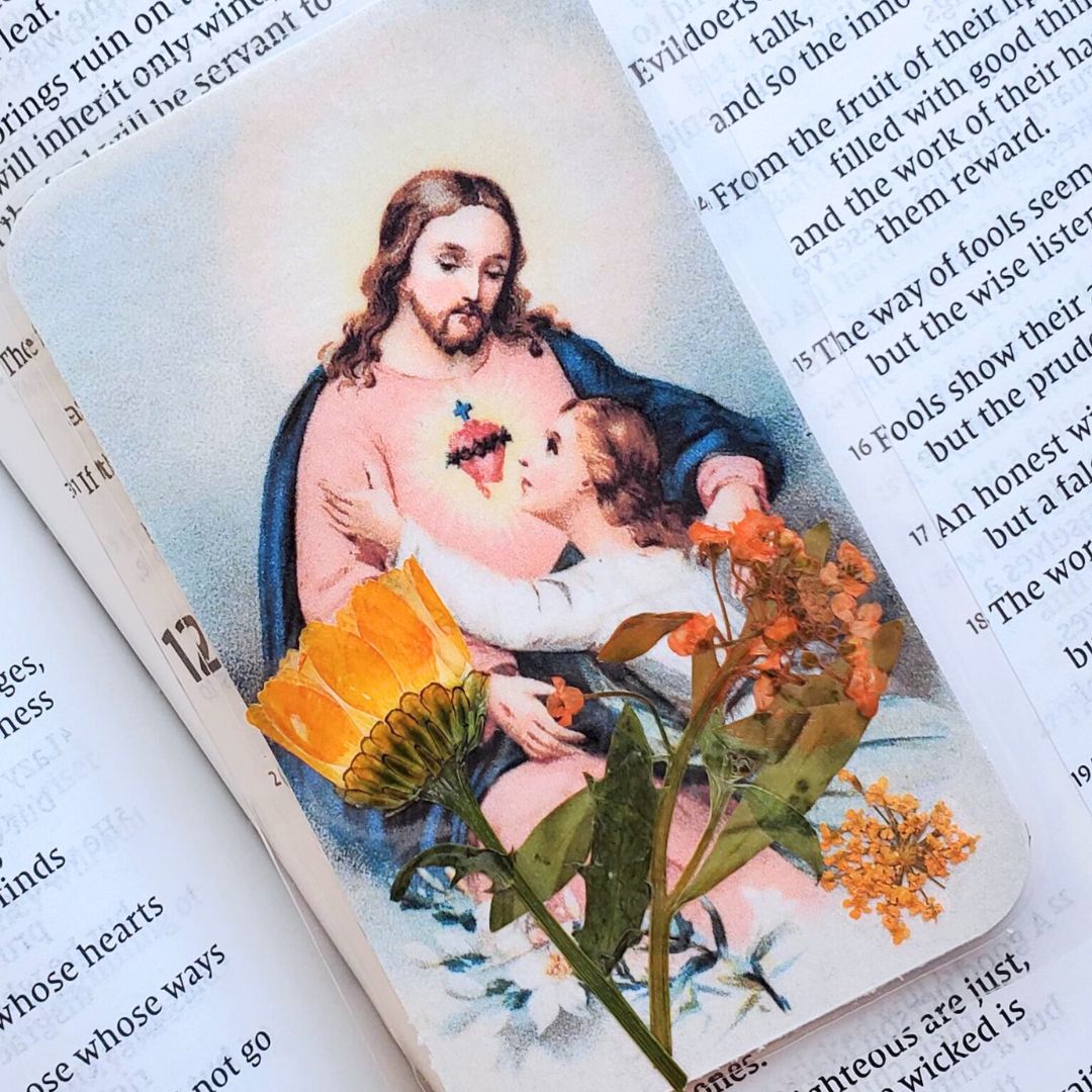 I Am a Daughter of God Pressed Flower Bookmark