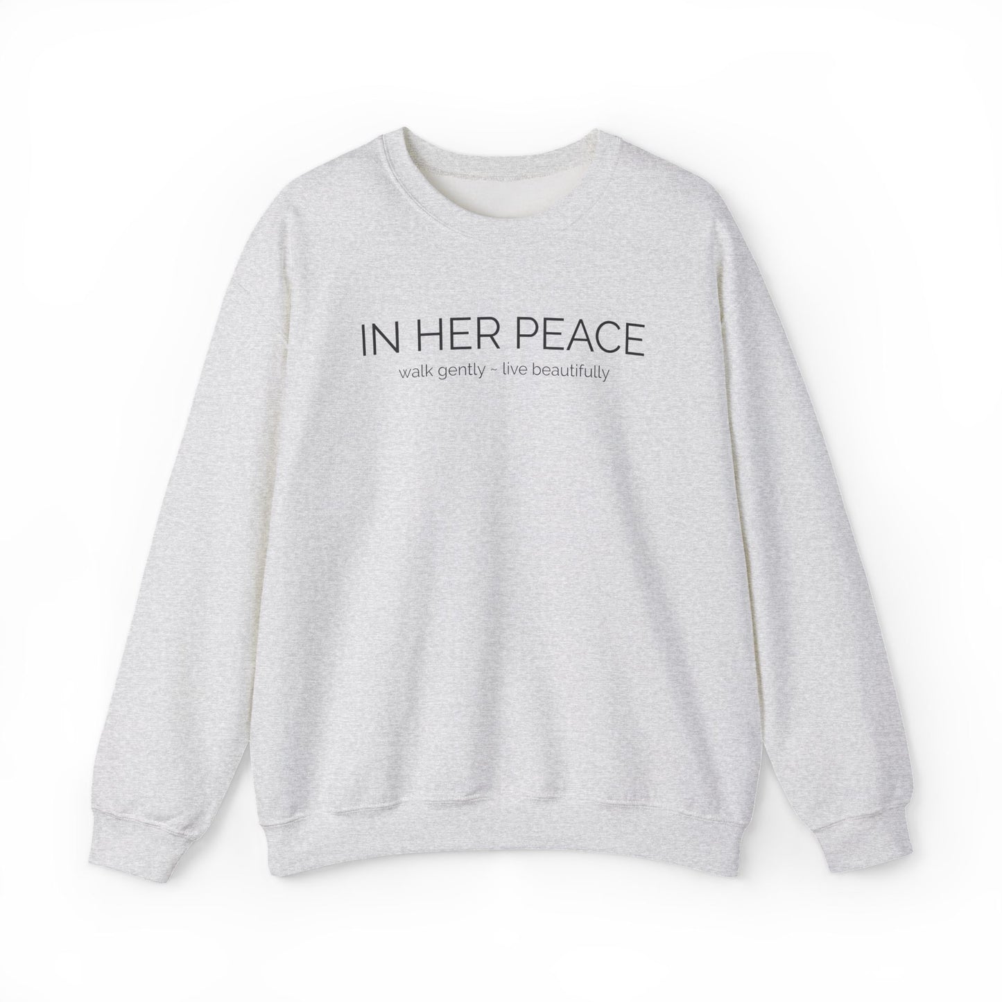 In Her Peace Cozy Blend Crewneck Sweatshirt
