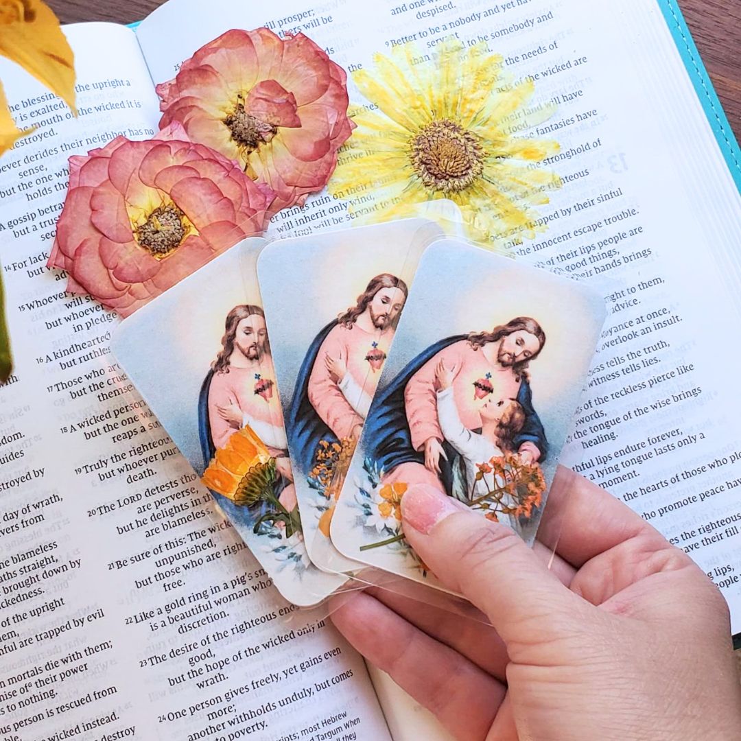 I Am a Daughter of God Pressed Flower Bookmark