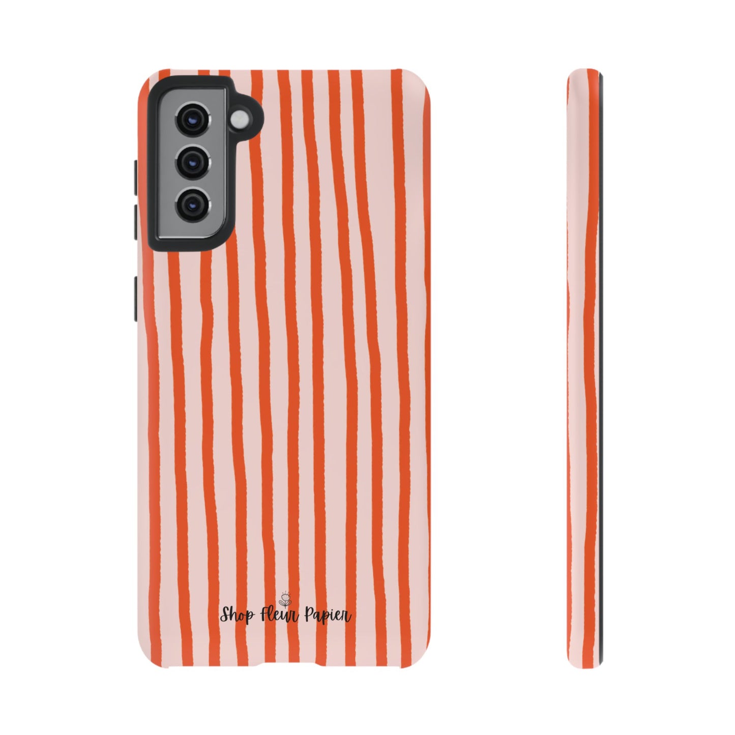 Autumn Stripes Cute Tough Phone Case