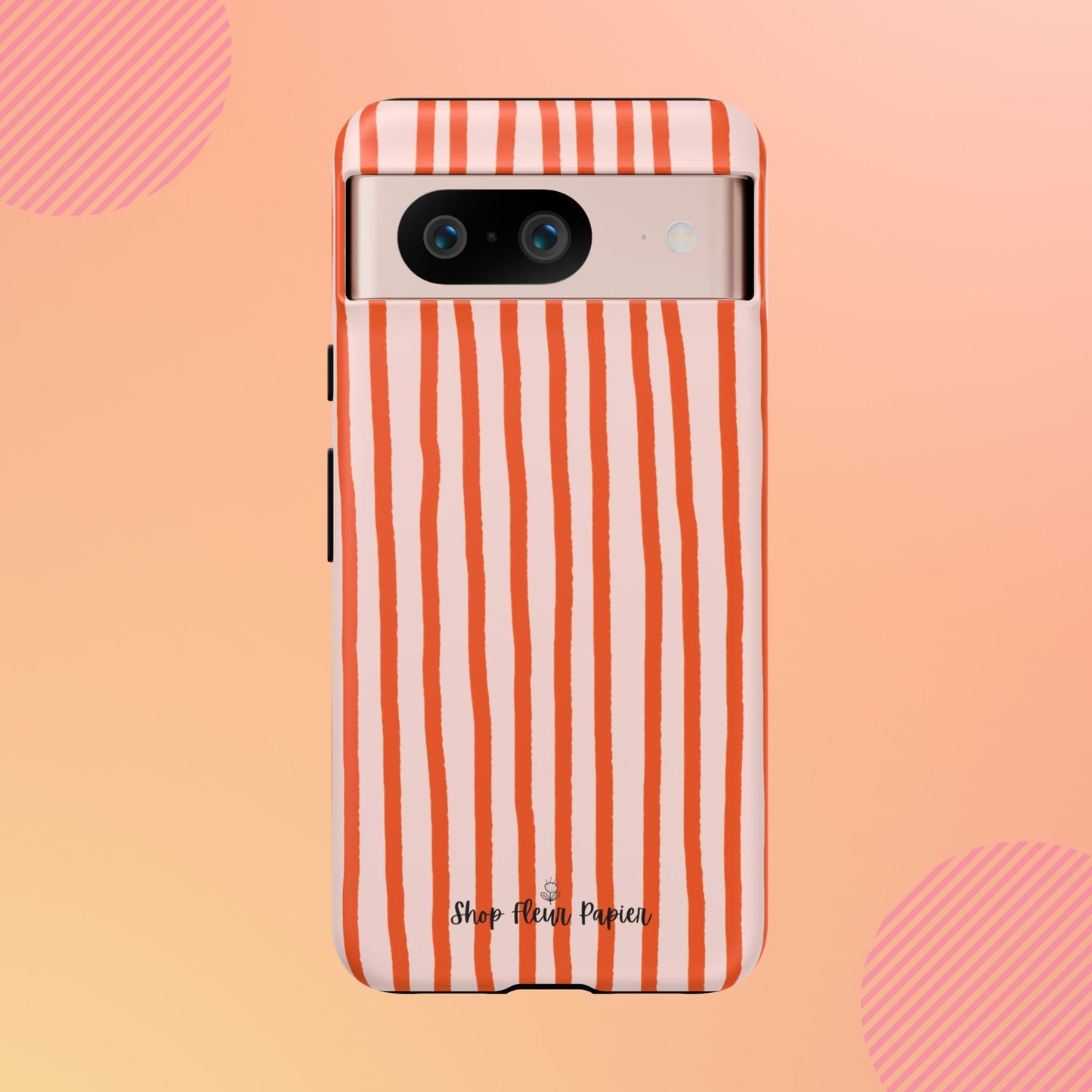 Autumn Stripes Cute Tough Phone Case