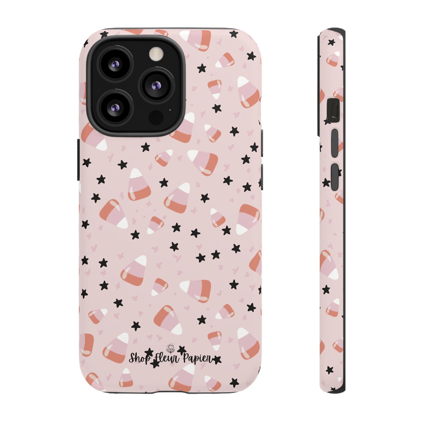 Cute Pink Candy Corn Tough Phone Case