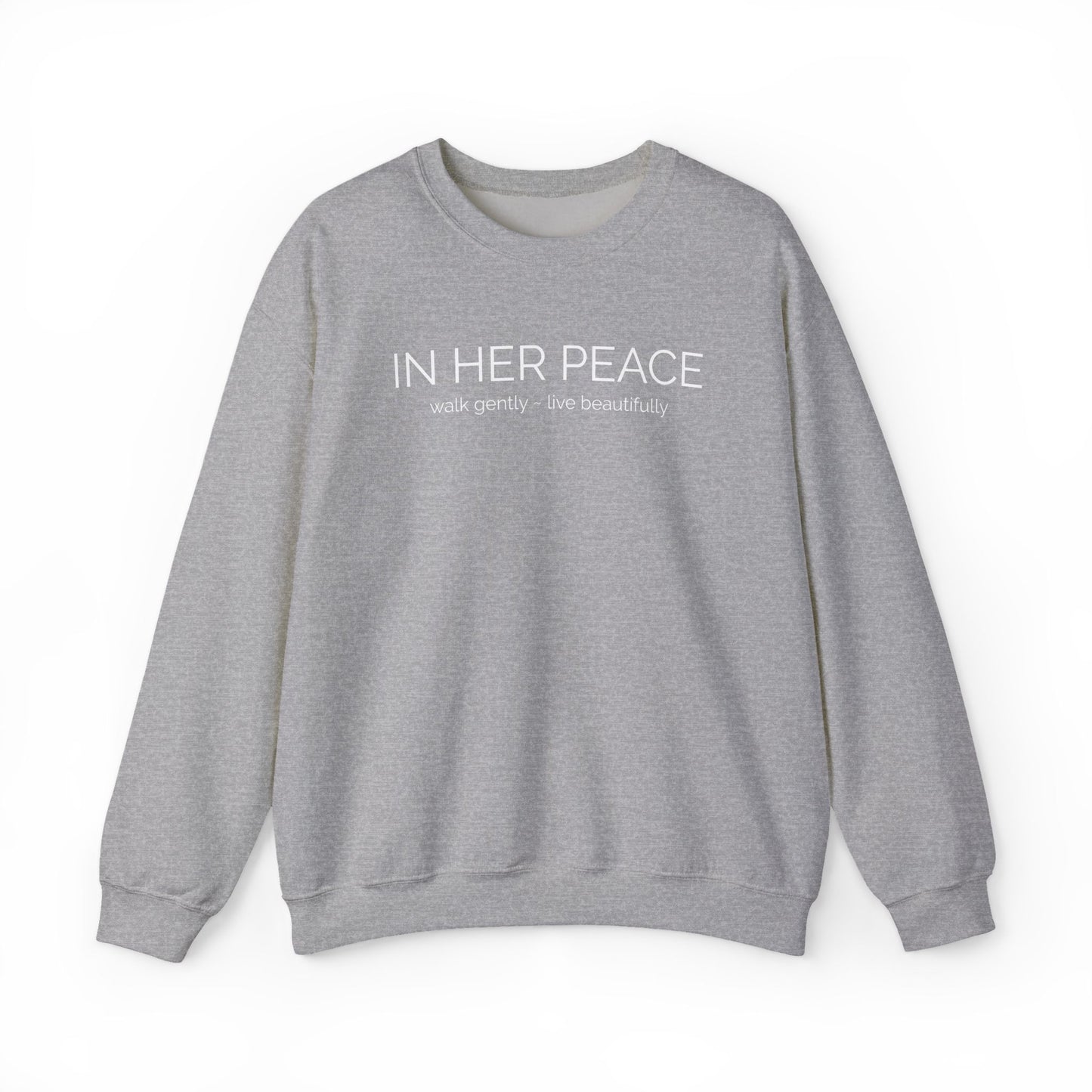 In Her Peace Cozy Blend Crewneck Sweatshirt