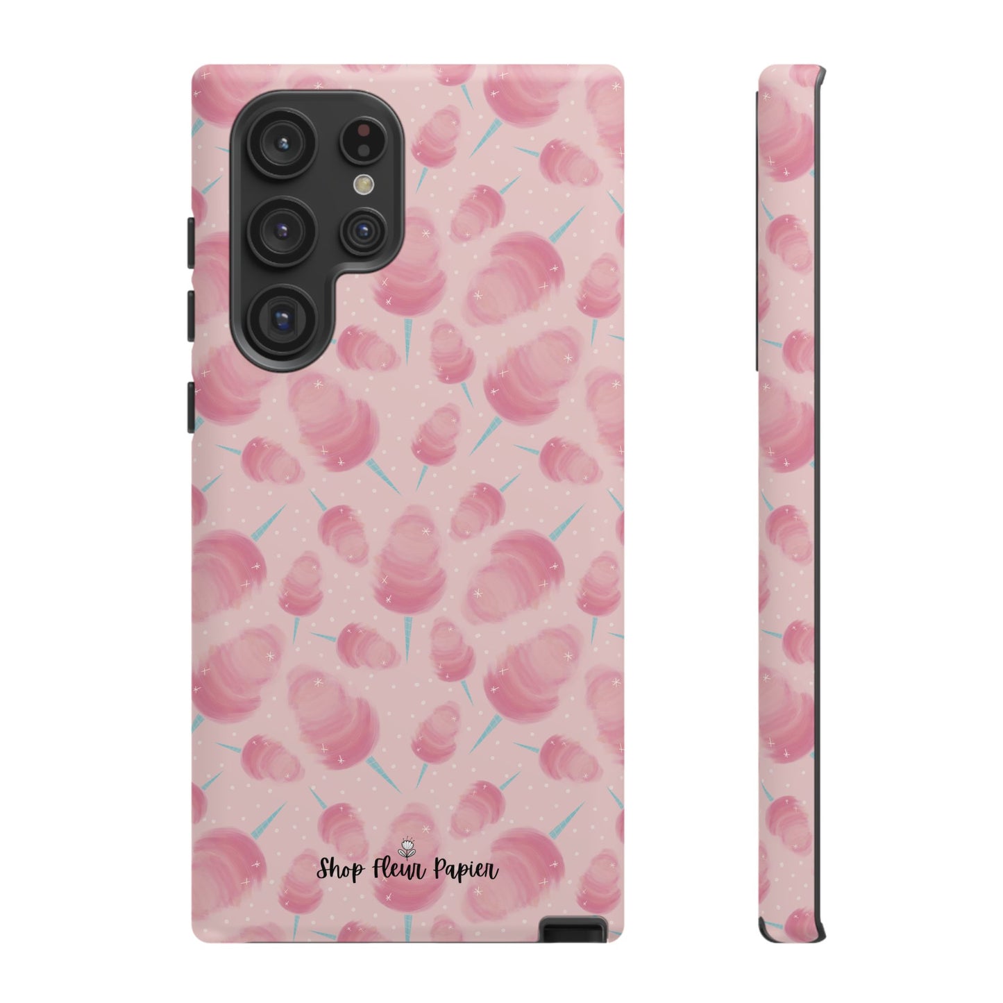 Pink Cotton Candy Tough Phone Case