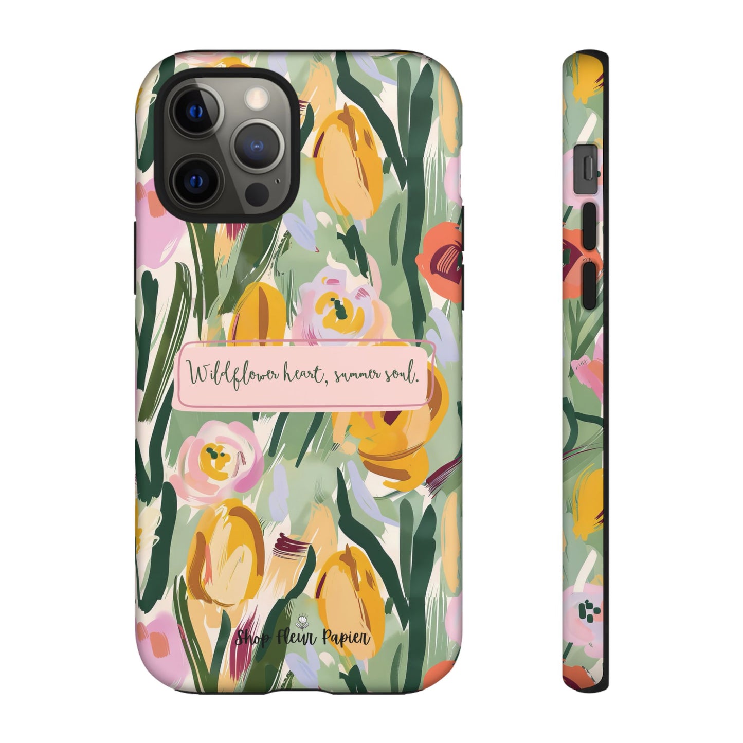 Personalized Wildflower Summer Tough Phone Case