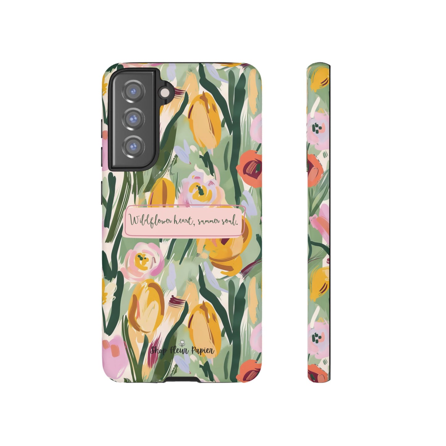 Personalized Wildflower Summer Tough Phone Case