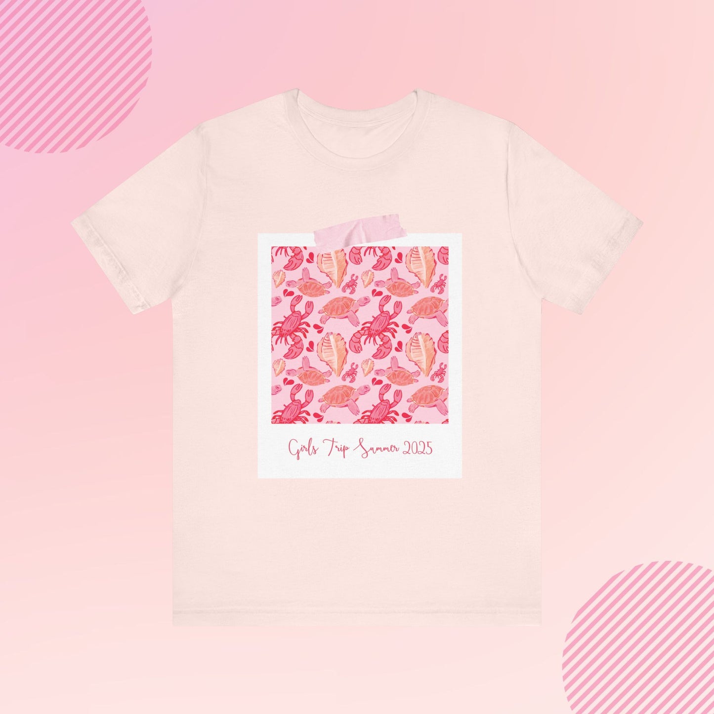 Personalized Seaside Summer Girls Trip Women's Graphic Tee