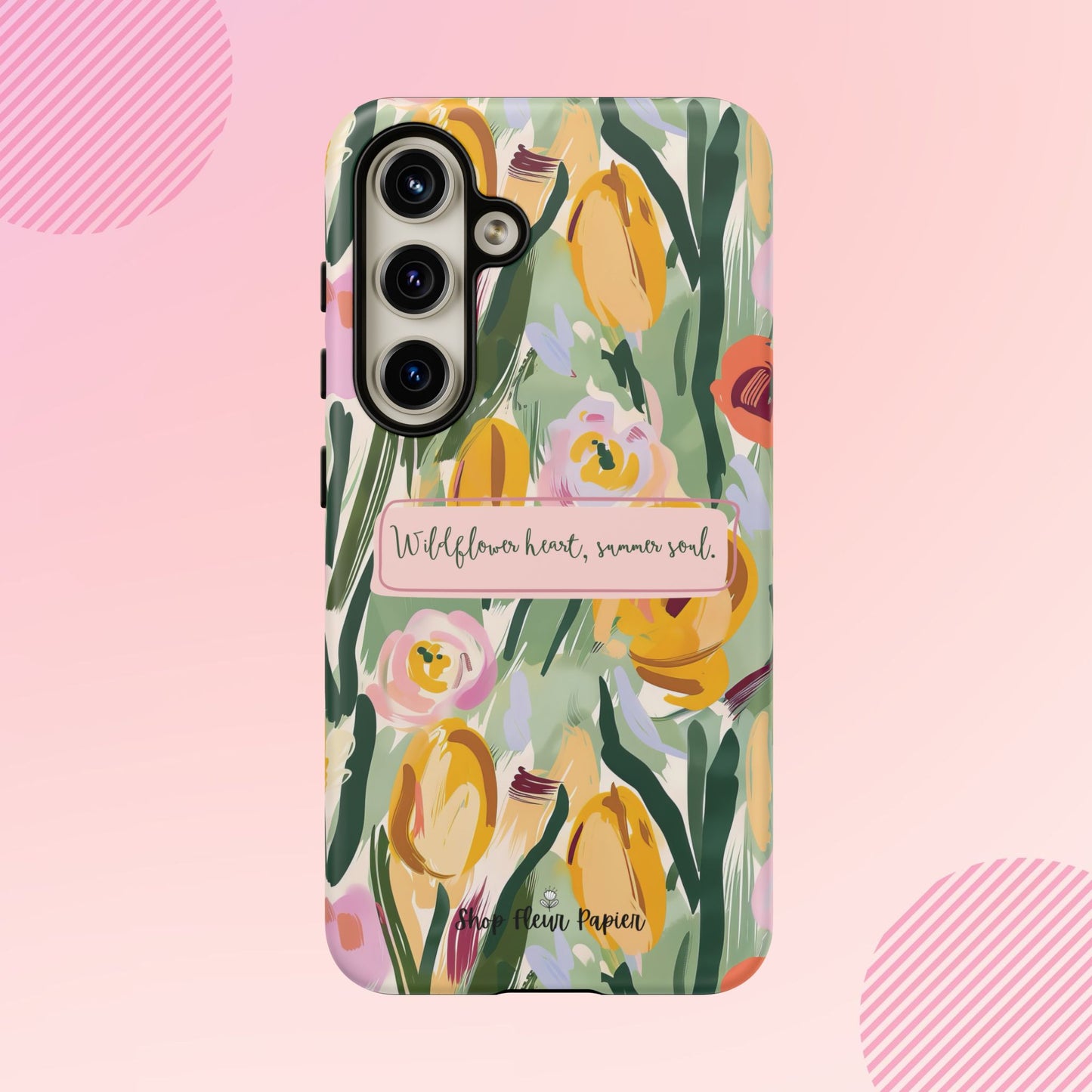 Personalized Wildflower Summer Tough Phone Case