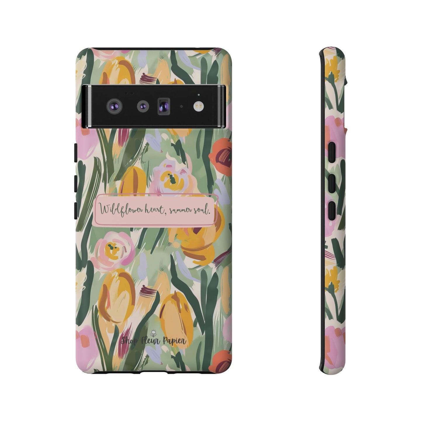 Personalized Wildflower Summer Tough Phone Case