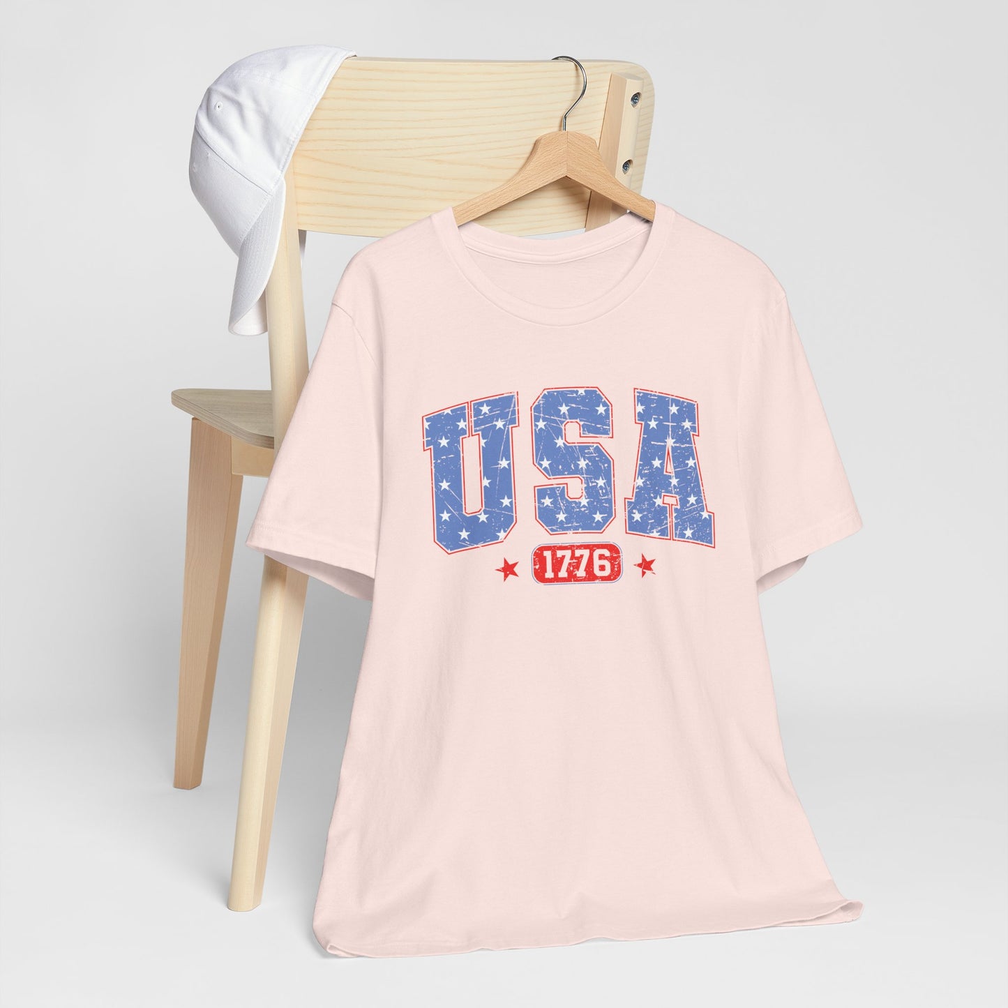 Vintage American Summer USA Patriotic Women's Graphic Tee