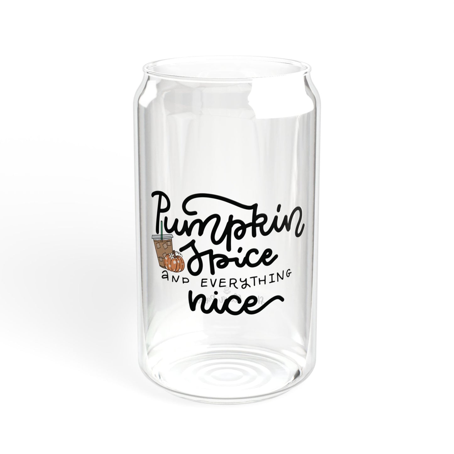 16 oz Pumpkin Spice Soda Can Tumbler