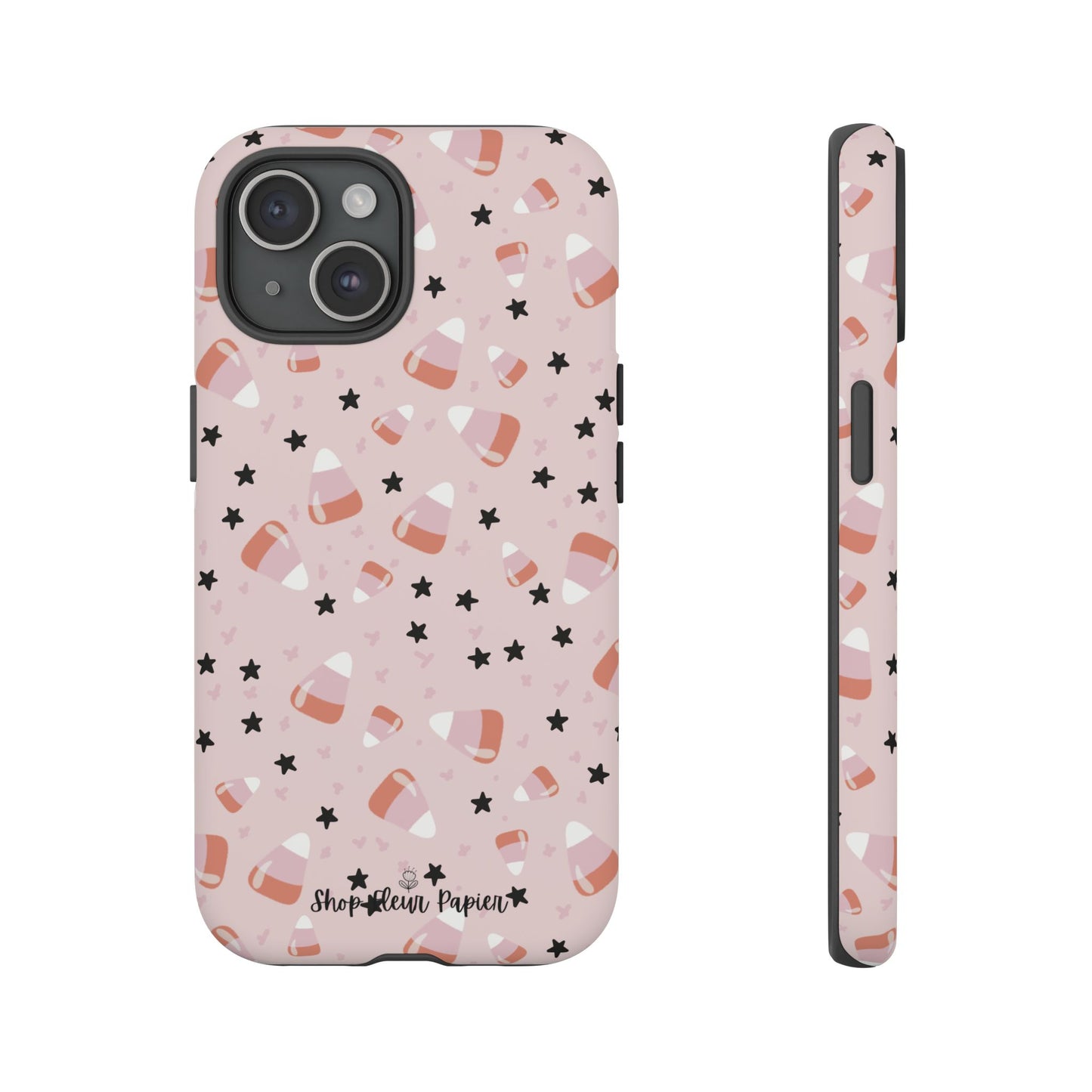 Cute Pink Candy Corn Tough Phone Case