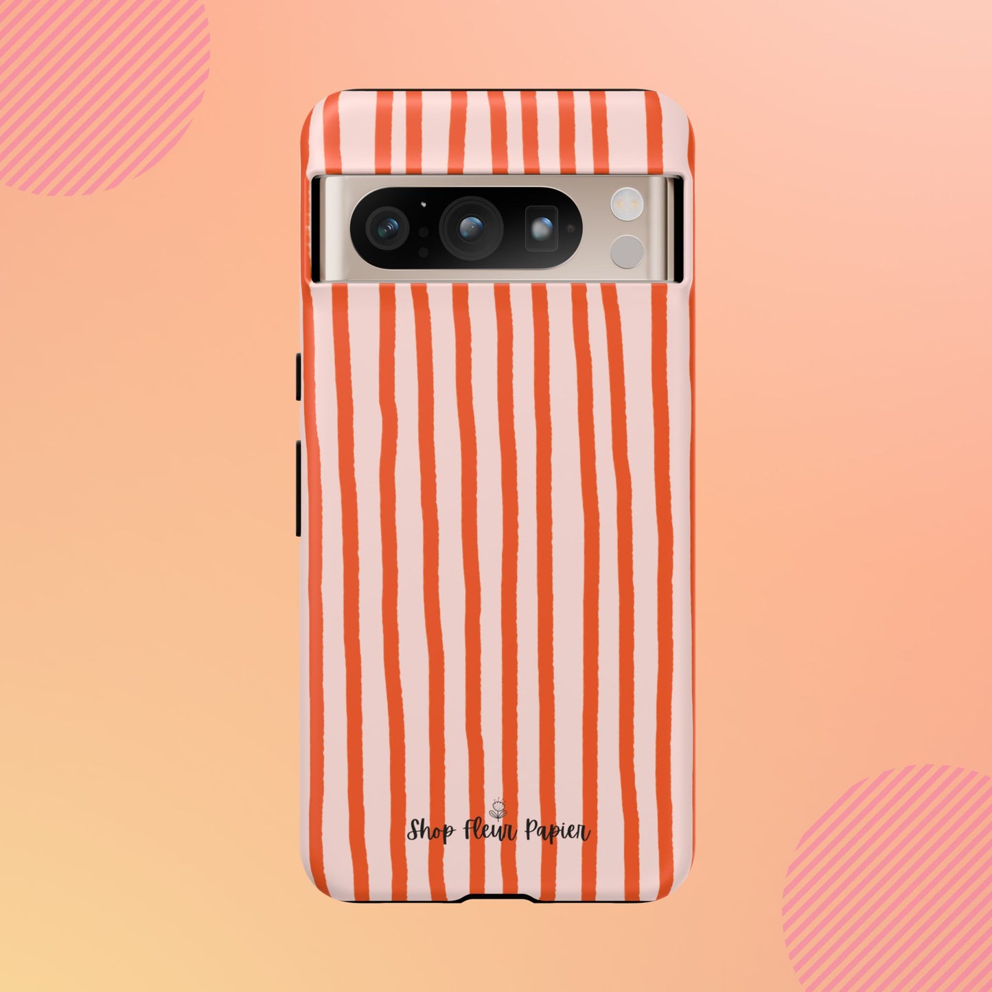 Autumn Stripes Cute Tough Phone Case