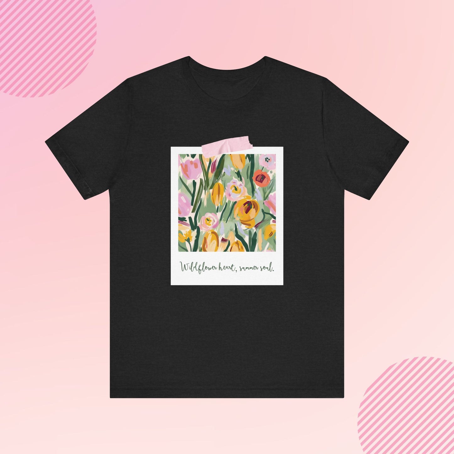 Personalized Wildflower heart, summer soul Women's Graphic Tee
