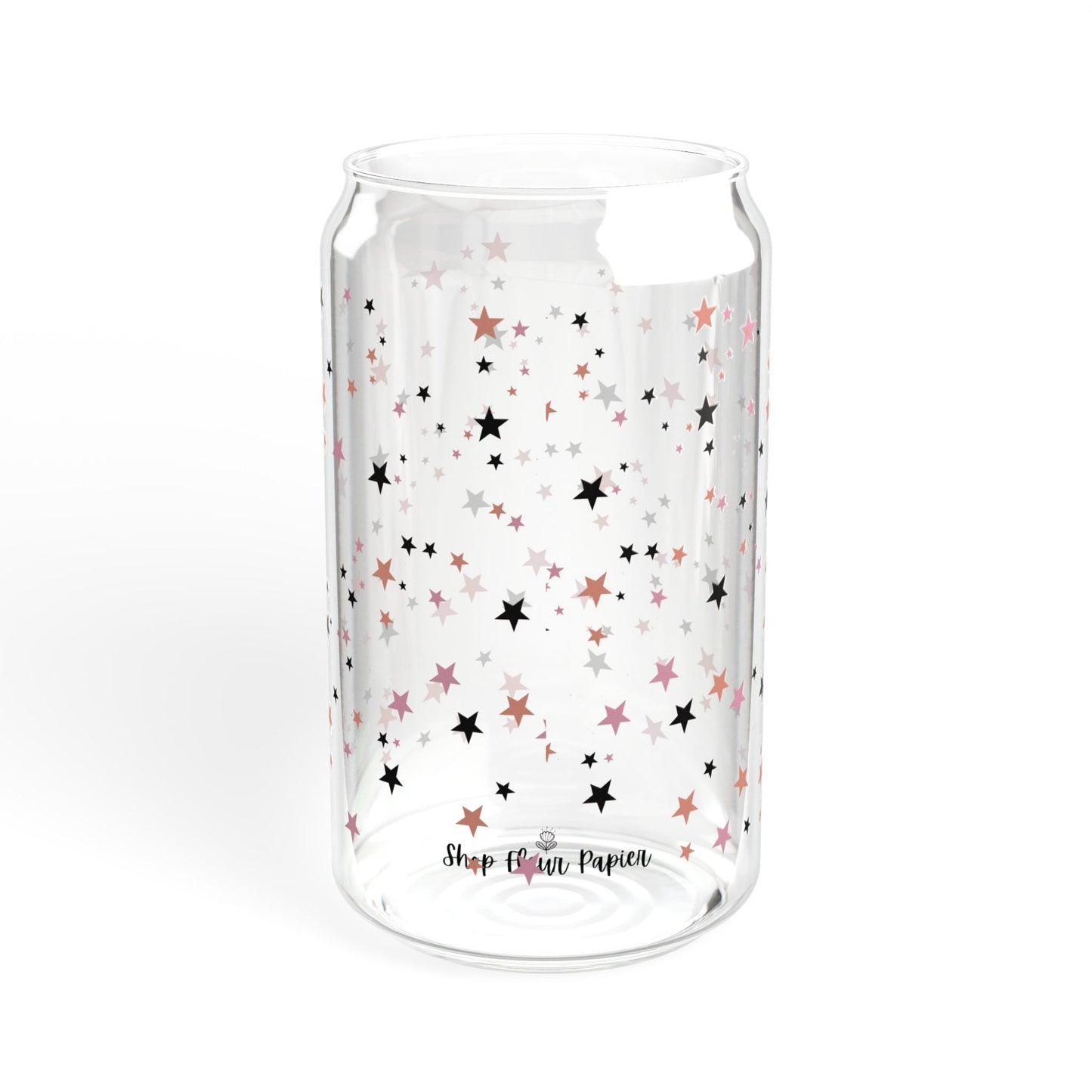 Starry Night Pink Halloween Soda Can Tumbler