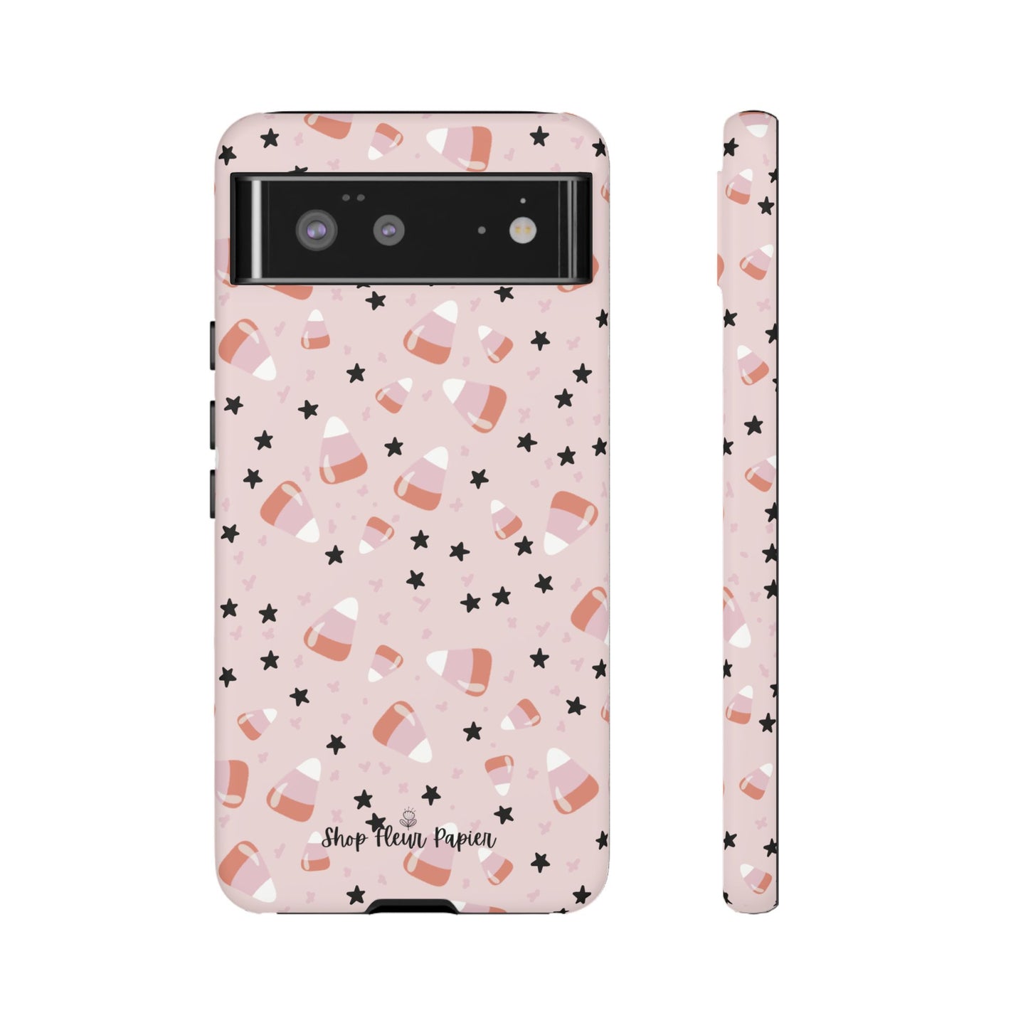 Cute Pink Candy Corn Tough Phone Case