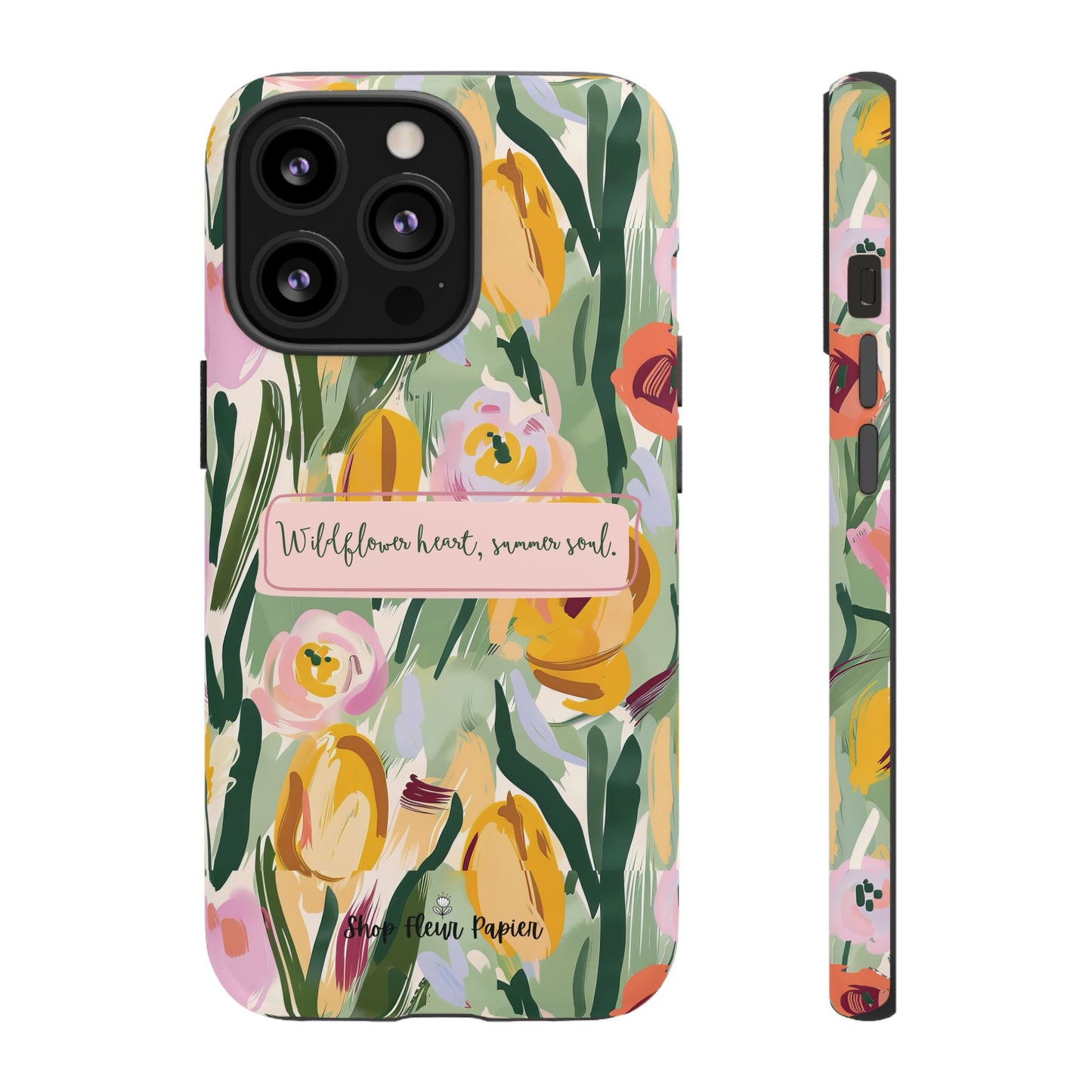 Personalized Wildflower Summer Tough Phone Case