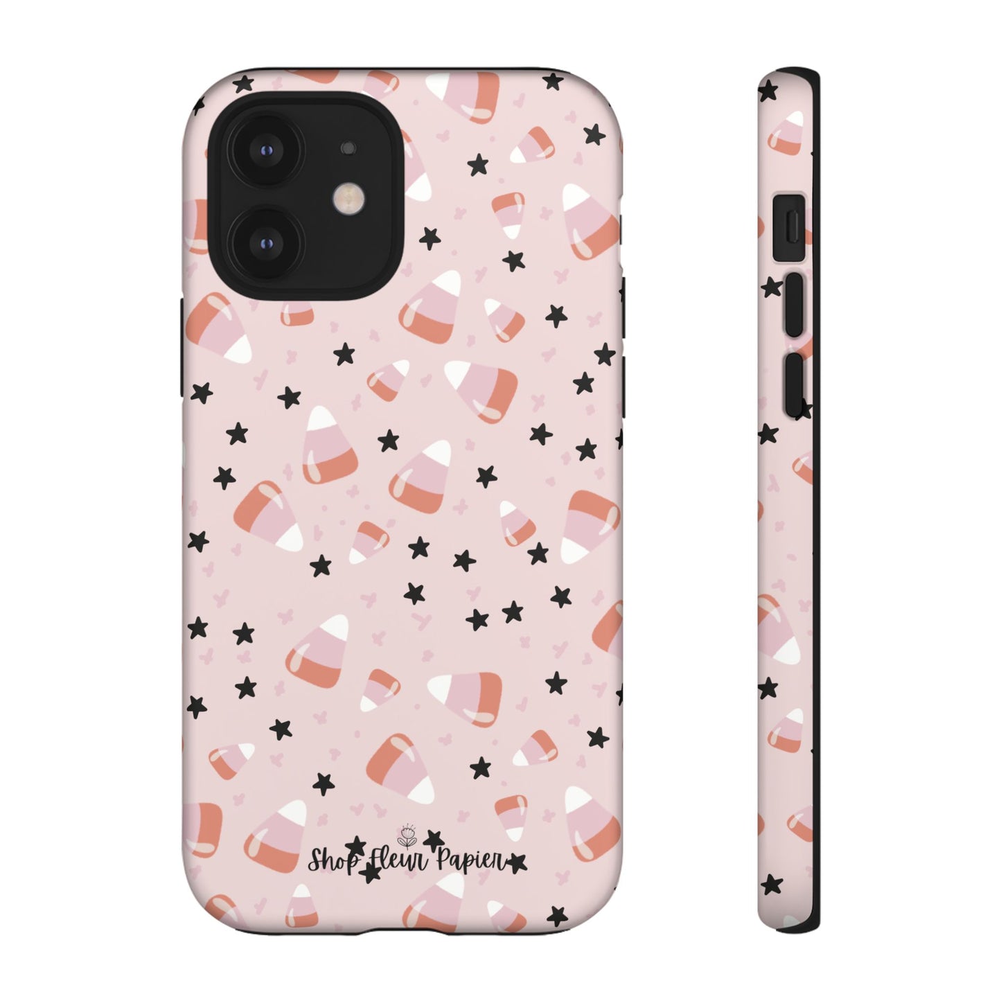 Cute Pink Candy Corn Tough Phone Case